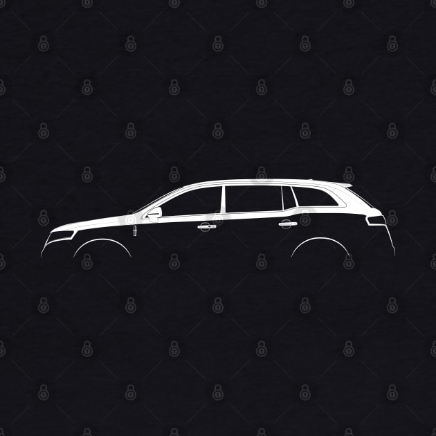 Lincoln MKT Silhouette by Car-Silhouettes